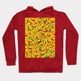 RED And Green Hot Peppers Hoodie